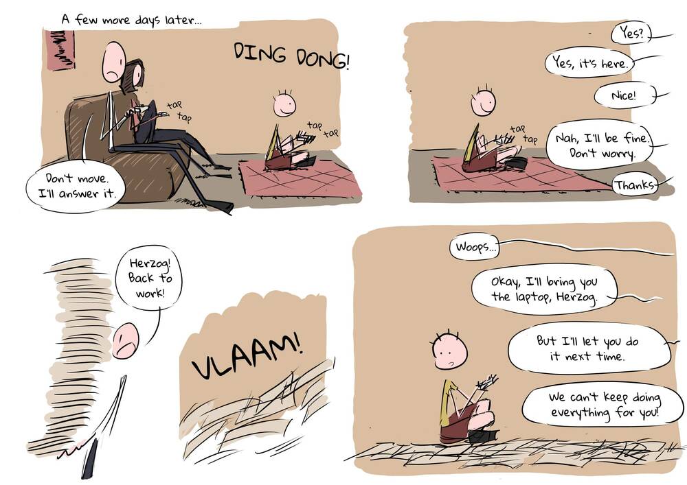 Comic Page 7 - extract of crish